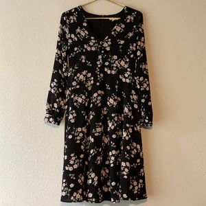 Tea Rose Floral Midi Dress